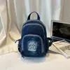 Mochila Jeans de Grande Capacidade Outono 2026 Leve Retrô Casual Estudante Trabalho Escola Bolsa de Ombro Dupla Multiuso