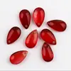 Accesorios de Colgante de Gota de Agua de Vidrio de Colores, Cuentas Perforadas Irregulares Electroplateadas, Piezas de Colgante para Pasador de Pelo Estilo Antiguo DIY
