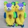 Pantuflas de Dibujos Animados Anime de Terciopelo Súper Suave con Punta Cerrada Unisex para Pareja Zapatos Cálidos para el Hogar Zapatos para el Piso Modelo Nuevo Otoño e Invierno 2026