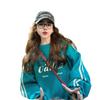 Sudadera Fina con Estampado de Letras Estilo Dulce y Fresco para Mujer en Primavera y Otoño Diseño Marca Americana de Moda Top Holgado y Elegante que Reduce la Edad