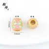 Accesorios para Pulseras DIY Estilo Antiguo Chapados en Oro Que No Se Desvanecen, Joyería de Pulseras Hecha a Mano que Atrae la Riqueza, Accesorios de Joyería Estilo Vintage