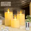 Vela LED Recargable 220V con Oscilación Digital, Luz Ambiental Romántica Cálida Creativa para Boda, Bar, Fiesta