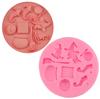 Ventas Directas de Fábrica Halloween calavera alas de ángel calabaza fondant molde de silicona vela de aromaterapia molde para bandeja de hielo