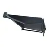 Toldo retráctil automático inteligente para balcón exterior, protección solar y UV, aleación de aluminio, de caja completa, operado eléctrica o manualmente