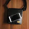 Bolsa de hombre threebox bolso de hombro vertical moda bolso cruzado mochila pequeña casual de negocios bolsa para iPad 3566