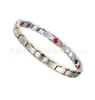 Fabricante Pareja Acero de Titanio Pulsera de Energía para la Salud Acero Inoxidable Pulsera Magnética Joyería con Elementos de Salud Elemento de Moda