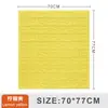 Adesivos de Parede Estéreo 3D de Espuma Papel de Parede Autoadesivo Venda por Atacado Decoração de Quarto Adesivos de Parede à Prova d'Água e de Umidade Papel de Parede