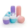Botellas Rellenables de Tamaño de Viaje, Producto Popular de Comercio Exterior, Set de Tres Botellas de Loción, Set Portátil de Botellas de Silicona para Viaje para Uso al Aire Libre y Viajes de Negocios