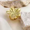 Anillo Creativo de Dedos Índice con Alas de Ángel, Anillo Abierto Ajustable Personalizado de Moda, Anillo Unisex de Alas de Plumas Cepilladas