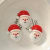 Accesorios de resina crema gel pinza para el cabello caricatura hecho a mano diy joyería hebilla zapatos agujeros corona de navidad muñeco de nieve norte 2