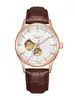 LONGLUX Longlex reloj impermeable para hombre de piel de alta gama automático mecánico popular fabricantes de relojes para hombre al por mayor