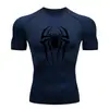 2026 Meia-calça de Corrida Masculina Manga Curta Popular Treinamento Esportes ao Ar Livre Versátil Moda Camiseta Atacado Aliexpress