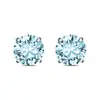Aretes de Titanio F136 con Garras Cuatro Puntas Zirconia 5A Cabeza de Clavo de Labio Diente Interno Diseño Anticaída Aretes Joyería para Piercing Accesorios