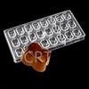 Molde de Chocolate de Plástico Duro PS Molde de Cubitos de Hielo Rosa Herramientas para Hornear Gelatina 3D Disponibles en Varios Estilos