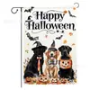Nova Bandeira de Jardim da Amazon para Halloween com Gato Preto Maligno, Abóbora e Elementos de Bruxa para Decoração de Bandeira de Halloween no Quintal