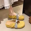 Sapatos Birkenstock-Style de Dedos Abertos e Sem Cadarços para Uso Externo, Novo Modelo Primavera/Verão 2026, Sandálias Preguiçosas Populares Estilo Francês com Solado Macio