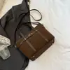 Bolsa de Cesta de Verduras de Nicho Transfronteriza Bolso de Mano para Mujer Bolso Cubo de Gama Alta para Viajes Diarios Hombro Gran Capacidad Bolso Tote Cruzado