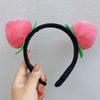 Haiyue Jewelry Lindo Pasador de Pelo de Fruta Diadema de Verduras Divertido Tocado Súper Lindo Lavar Cara Dulce Foto Vivir para Niños