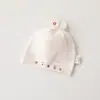 Gorro Bebé Jingqi Estilo Primavera y Otoño 0 a 3 Meses Protector para Fontanela Otoño e Invierno Recién Nacido Sin Costuras Algodón Puro Gorro Fetal