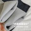 Leggings de Lana Tencel de Otoño e Invierno de Nueve Puntos para Mujer, Forrados de Polar, Cálidos, de Cintura Alta, Pantalones de Yoga Adelgazantes, Pantalones Grises Ajustados para Ropa Exterior