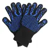 Luvas Resistentes a Altas Temperaturas, Retardantes de Chama, Resistentes ao Calor a 500 Graus para Preparo de Decocção, Anti-Escaldamento, Forno de Micro-ondas, Proteção contra Fogo, Luvas de Trabalho com Isolamento Térmico