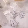 Nuevos Guantes de Verano de Seda Hielo Transpirables y Cómodos con Protección Solar y UV, Tapa abatible, Pantalla Táctil, para Ciclismo, de Dedos Completos para Mujer