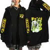 Motosierra Marqima Eléctrica Animación Perímetro Impreso Cremallera Suéter Adulto Casual Sudadera Chaqueta Deportiva Casual