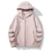 Jaqueta softshell de alto giro outono/inverno 2026, unissex, quente, à prova de vento, impermeável, respirável, com capuz, moderna e versátil