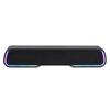 Venta caliente transfronteriza RGB marquesina luminosa mini bully de sonido audio de escritorio tira altavoz bluetooth en stock al por mayor