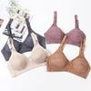 Comércio exterior transfronteiriço europeu e americano renda plus size lingerie sem aro push up sustentação dos seios fino confortável respirável sexy sutiã