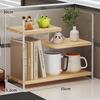 Rack de Armazenamento de Mesa Acrílico Porta-Copos para Armazenamento de Mesa Rack de Armazenamento para Estação de Trabalho de Escritório Rack de Armazenamento para Xícaras de Chá de Bancada