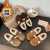 Zapatos Birkenstock de Plataforma con Suela Gruesa para Mujer, Nuevo Estilo Otoño e Invierno 2026, Forrados de Felpa, Cálidos, Mocasines Versátiles, Botas de Nieve, Zapatos de Algodón