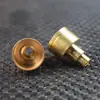 Madera Maciza DIY Accesorios para Pipa Cabeza de Pipa Hecha a Mano Calibre 20mm Olla de Cobre de Tres Usos Tamaño Grueso y Delgado Amarillo Tabaco