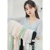 Verano con vestido de tirantes ropa de protección solar cárdigan para mujer chal de malla fina cubierta exterior de gasa top corto chaqueta