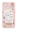 Graffiti Color Block Adecuado para Funda de Teléfono Móvil Apple 17 Iphone16Promax Dibujos Animados 15Plus Pareja 14 Anticaídas
