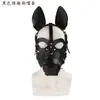 Bozal de Cuero YGM Desmontable para Perro con Orejas Puntiagudas, Juguete Alternativo para Adultos, Accesorio de Coqueteo