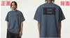 Camiseta de Manga Corta con Estampado de Letras Grandes Diseño ReTro para Mujer en Verano Ajuste Holgado que Adelgaza Versátil Top Casual Azul Marino