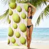 Toalla de Playa Rayada Jit para Dropshipping Transfronterizo en Amazon Temu, Toalla de Baño de Playa de Microfibra Estampada Digitalmente