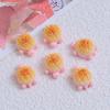 Mini Pão de Tartaruga Comida Brinquedo Artesanal DIY Unha Grampo de Cabelo Acessórios de Cola de Creme Acessórios de Resina Materiais para Joias