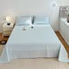 Algodón Puro 100% Algodón Color Sólido Sábana Ajustable Unidad de Una Pieza Dormitorio de Estudiantes Cama Individual/Doble 1.35m m Sábana
