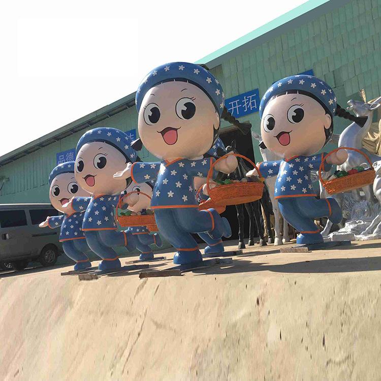 卡通人物玻璃钢雕塑