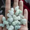 Un colgante de calabaza de jade para artículos, cuentas sueltas de jade, colgante de calabaza pequeña de jade de Myanmar, accesorios para joyería DIY