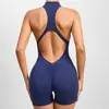 Atacado de Roupas de Yoga Transfronteiriças, Macacões Esportivos Sem Costura com Zíper Estilo Europeu e Americano, Roupas de Pilates e Fitness Modeladoras Dropshipping