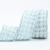 Borde de Botón/Borde Recto Doble Cara Brillo Mil Cuadrículas Pájaro Lazo Hecho a Mano Cinta Material DIY Accesorios para Ropa Empaque de Caja de Regalo