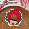 Perro Gato Mascota Navidad Copo de Nieve Collar Tejido a Mano Sombrero de Lana Traje Vestido Perro Teddy Disfraz Mayoreo