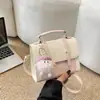 Bolsa Pequena para Mulheres Primavera/Verão 2026 Novo Design de Nicho Bolsa de Ombro Único Transversal Bolsa de Mão Tendência Feminina Personalizada Bolsa Quadrada Pequena