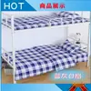 Conjunto de Três Peças de Algodão para Cama de Solteiro em Dormitório Estudantil Capa de Edredom Simples Lençóis para Cama de Solteiro Lençóis para Casa de Repouso Capa de Edredom