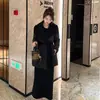 Moda de otoño e invierno algodón acolchado solapa grande abrigo chaqueta acolchada de algodón acolchado 2024 invierno nuevo chaqueta acolchada de algodón ropa de invierno para mujer
