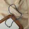 Estilo Nuevo Francés estilo palacio retro lujo ligero tallado piedra natural hecho a mano con cuentas collar joyería alta calidad personalidad femenina