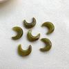 Zhen Tu Acessórios de Resina 3D Gradiente Lua Crescente Formato C Coreanos Brincos e Acessórios de Cabelo Artesanais DIY